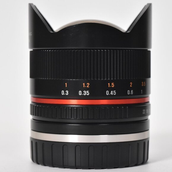 Rokinon 8mm f/2.8 UMC Fisheye II Lens for Canon EF-M MINT - Picture 6 of 9
